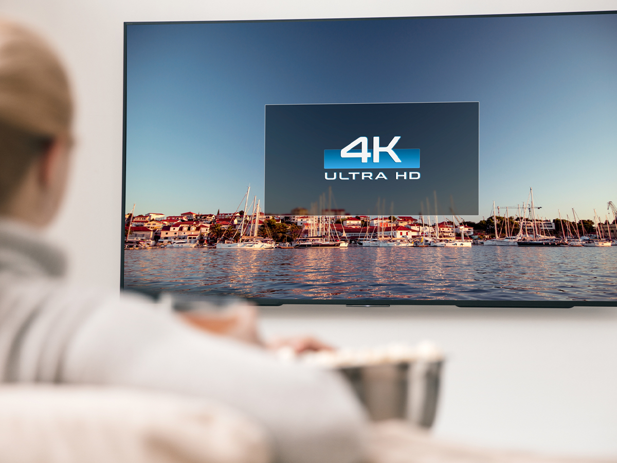 Image of a large TV